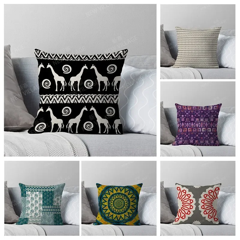 

Декоративная подушка для дивана в стиле бохо, 45 х45 см, 45 х45, 50 х50, 60 х60 см