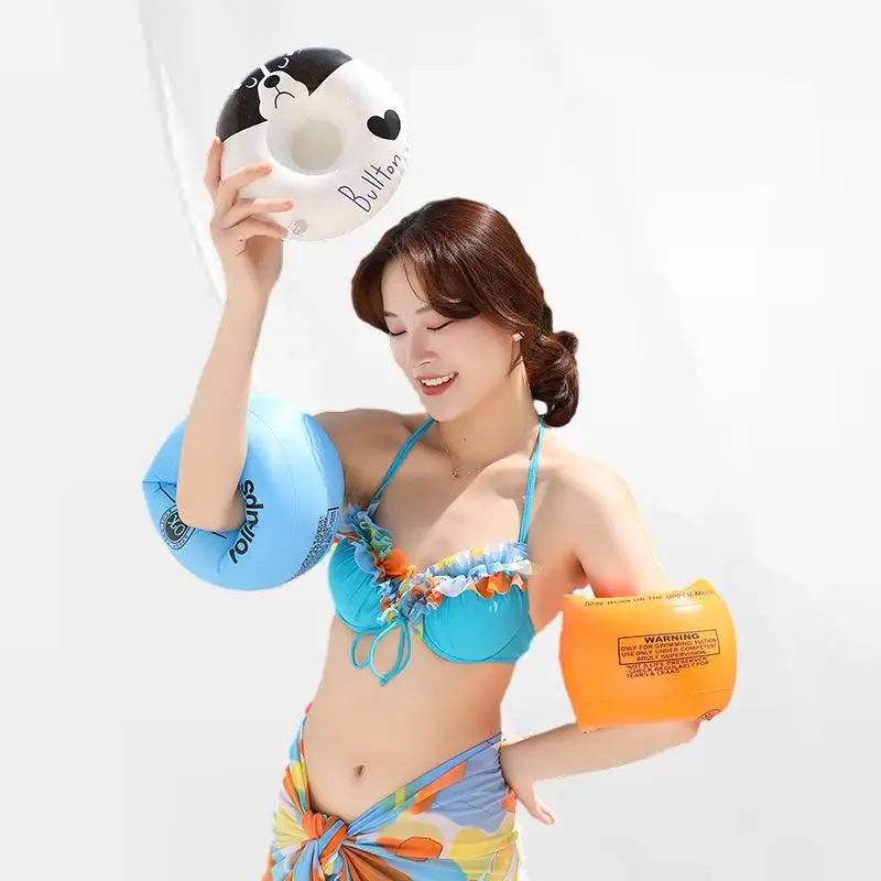 

Experience Ultimate Comfort and Safety with the Double Airbag Thickened Adult Inflatable Swimming Arm Ring - Your Perfect Compa