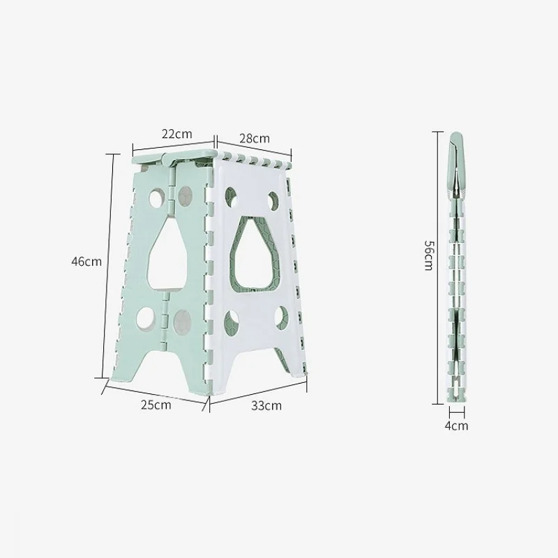 Plastic Foldable Chair Portable Stool Outdoor Camping Chair Dining Table Plastic Stool Outdoor Fishing