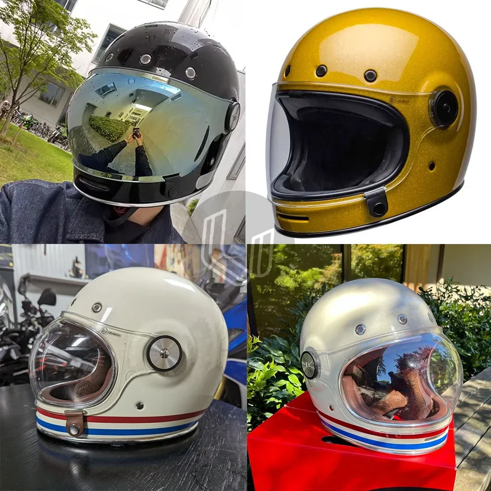 Face Helmet Bell Bullitt With Goggles Bell Bubble Visor BULLBIKER