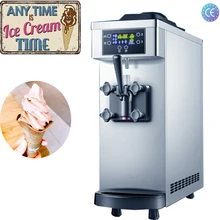 

Portable Commercial Ice Cream Machine Desktop Small Single Head Soft Ice Cream Machine