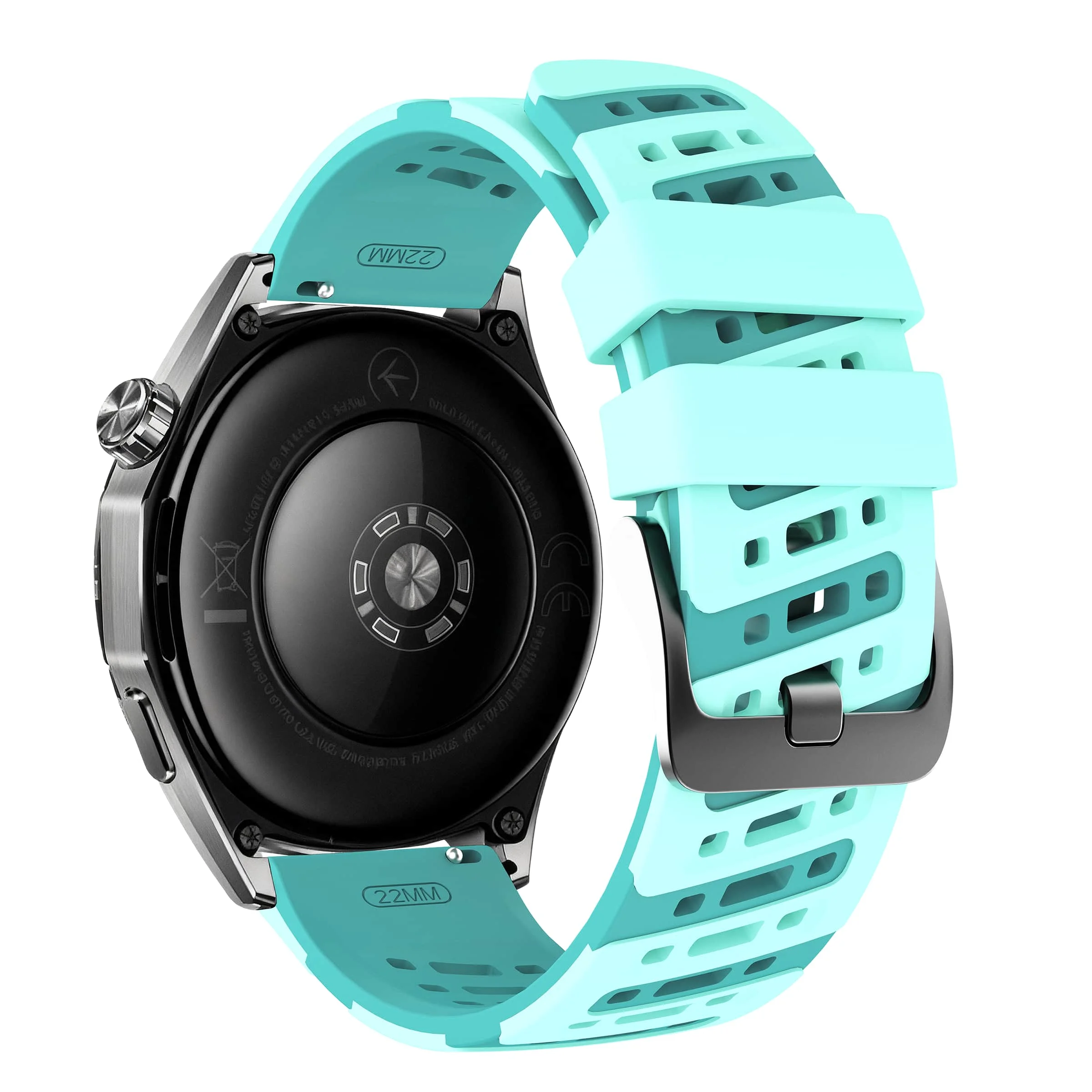 Universal Two-Tone Silicone Sport Strap - 22MM Band