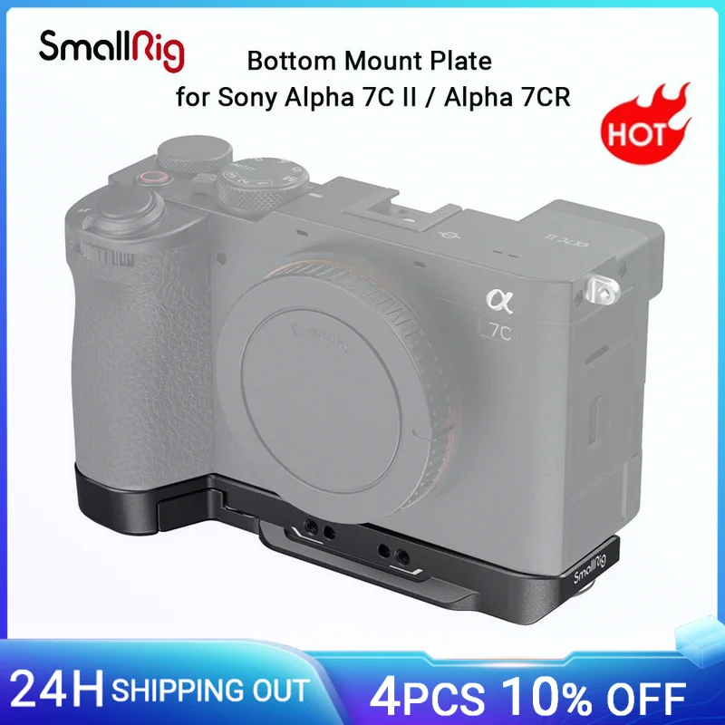 Piastra Di Montaggio Inferiore Smallrig Per Sony Alpha 7C Ii / Alpha 7Cr Arca-Piastra Di Sgancio Rapido Svizzera Per Treppiede O Rs 2/Rs 3 Pro Gimbals
