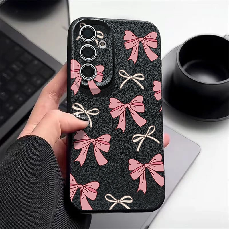 Charming Pink Bowknot Soft Phone Case