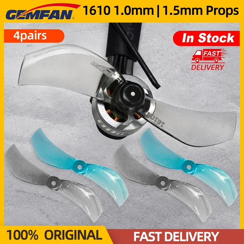 4 ペア 8 個 Gemfan 1610 ドローンプロペラ 40 ミリメートル 2
