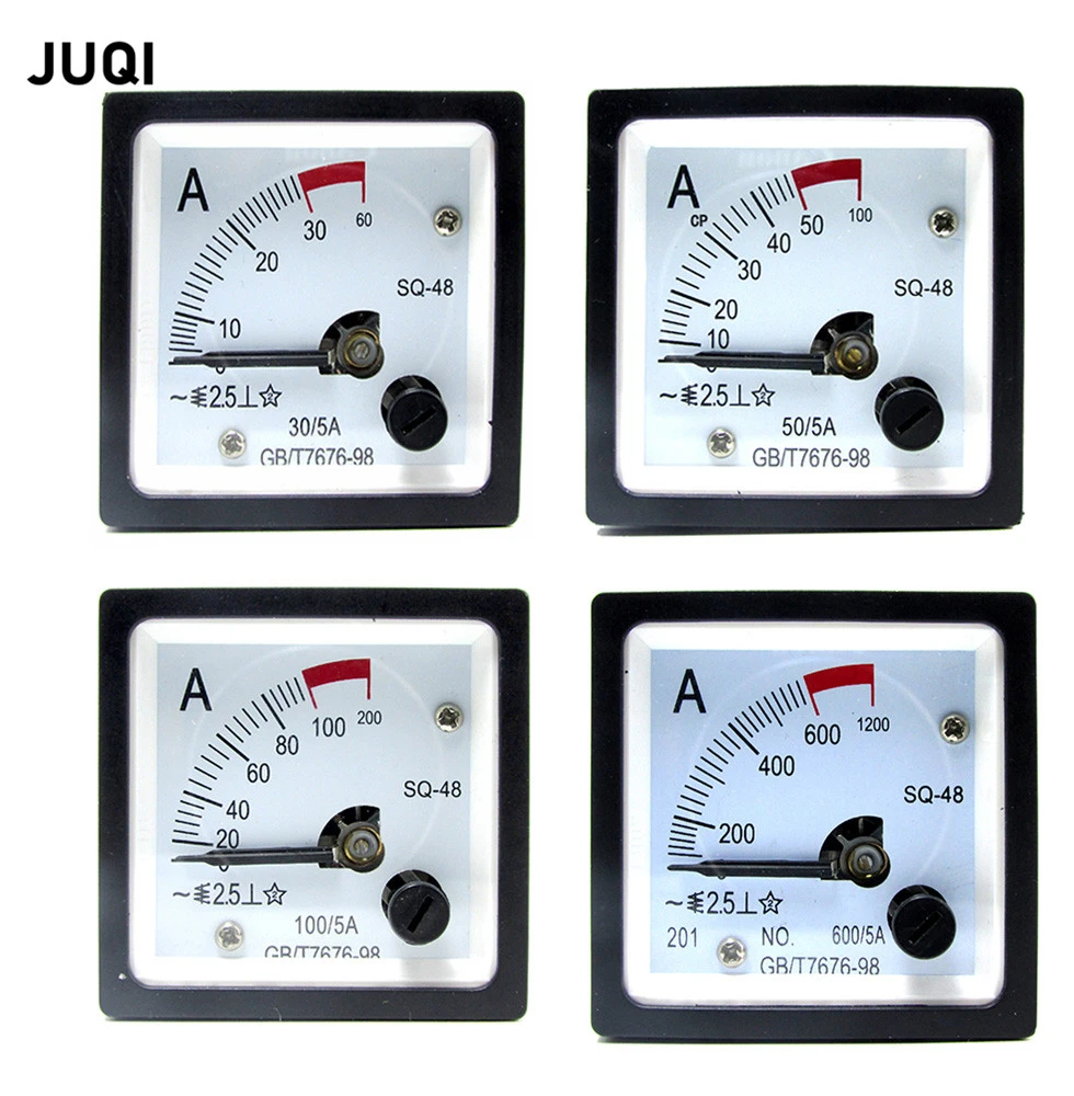 SQ 48 AC Ampere Meter 2 times overload type 1A 5A 10A 20A 50A 100/5A