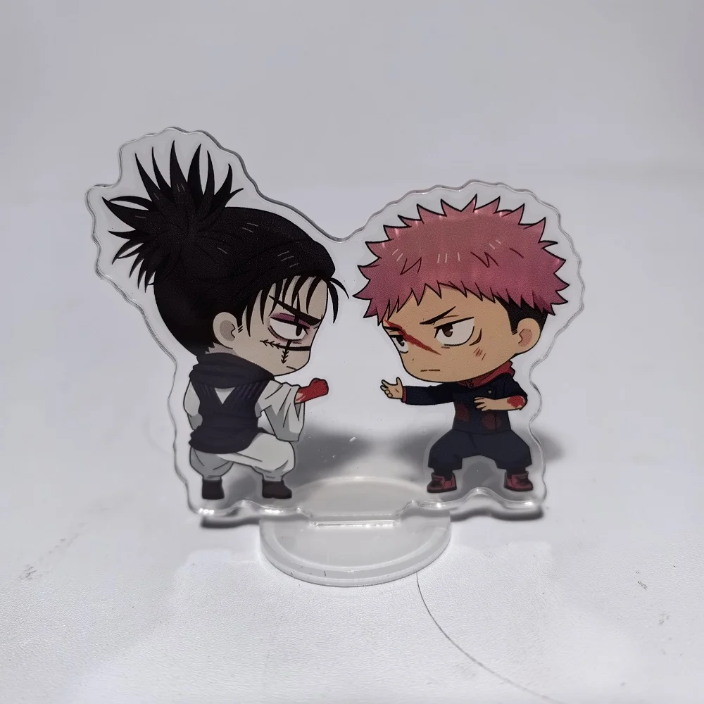 8 cm Jujutsu Kaisen Anime Peripheriegeräte Satoru Gojo Nanami Kento Mini Ständer Acryl Ornamente Modell Sammlungen Puppen Figur Geschenke – Detail 3