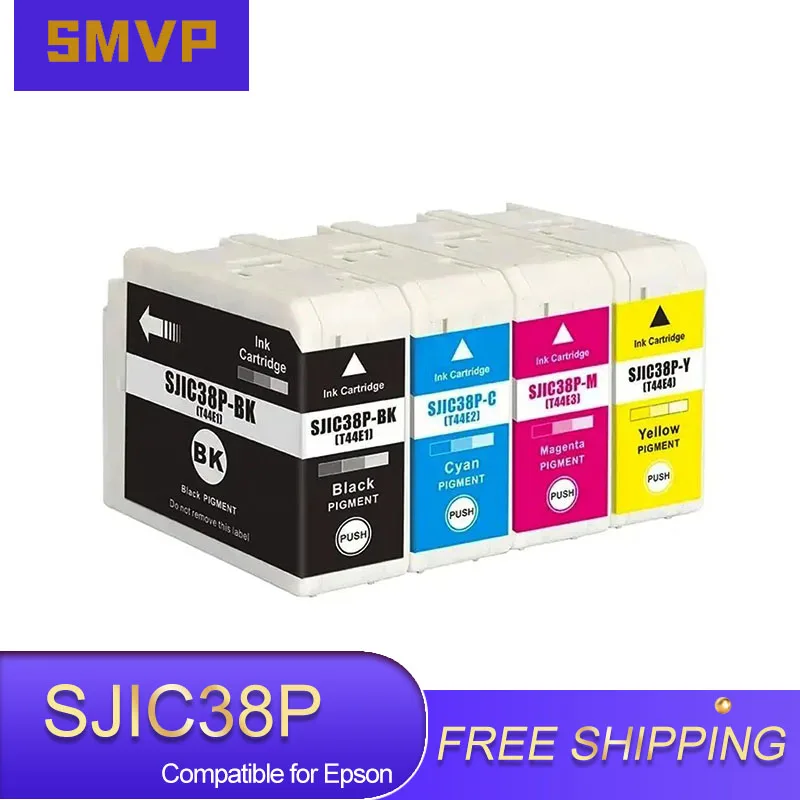 

SJIC38P SJIC38 T44E1 T44E2 Color Compatible Ink Cartridge for Epson CW-C6030A CW-C6030P CW-C6530A CW-C6530 Printer