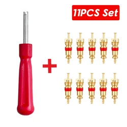 Versatile Tyre Valve Core Removal Tool Set (11pcs set)