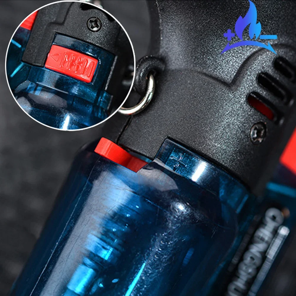 Butane Gas Lighter Cigarette Lighter Butane Jet Flame Cigarette Windproof Lighter Mini Portable Jet Torch Plastic Lighter