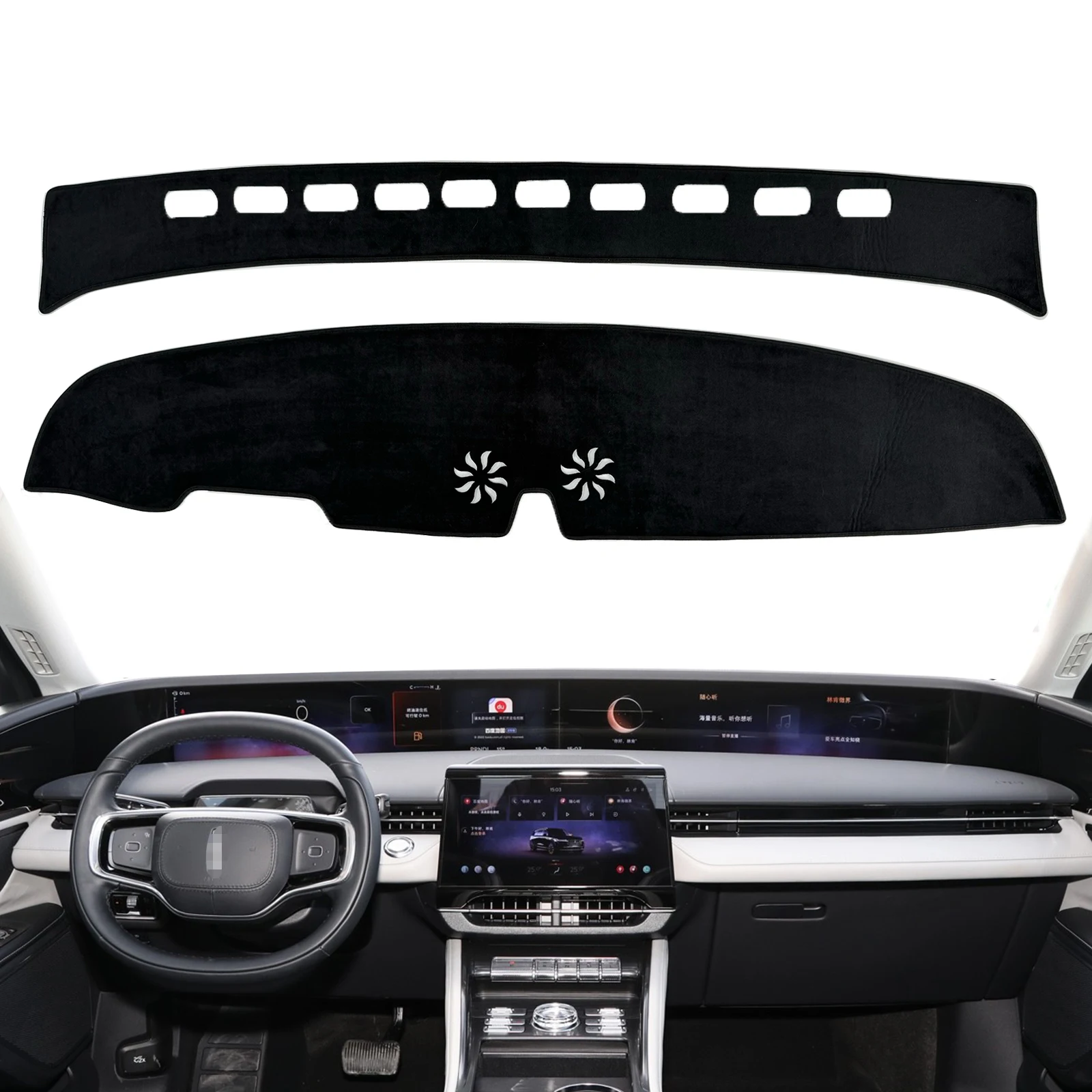 Dashboard Cover Pad for Lincoln Nautilus Dashmat Dash Mat Car Accessories Sunshade Protective Carpet