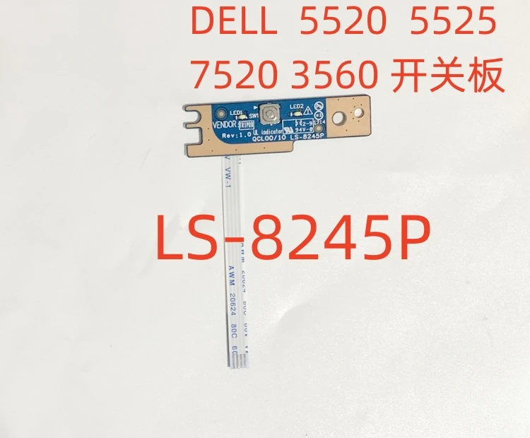 

Подходит для Dell 5520 5525 7520 3560 включение питания на плате
