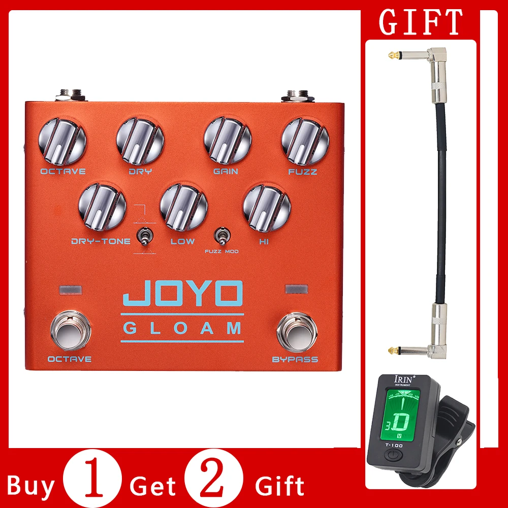 

JOYO R-29 GLOAM Sub Octave+Fuzz Bass Pedal With Dry/Wet Mix Octave Fuzz Control Knobs Bass Guitar Effect Pedal for Bassists