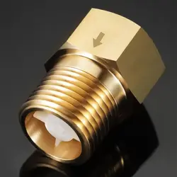 Gold One-way Valve Durable 1/2
