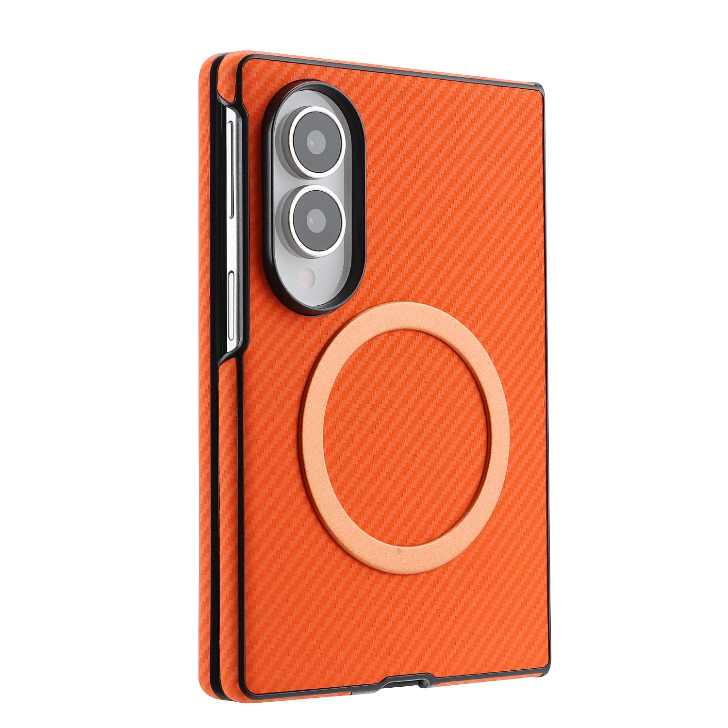 Carbon Fiber Patterned Leather Business Anti-Drop Protective Phone Case
