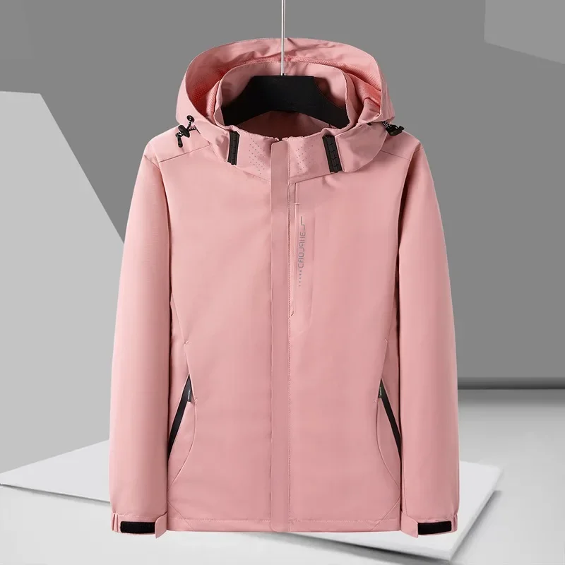 2023 NEW Spring Autumn Wear Hooded Windbreaker Parkas Thin Men's Zipper Jacket Outfits Coat Sport Men Women