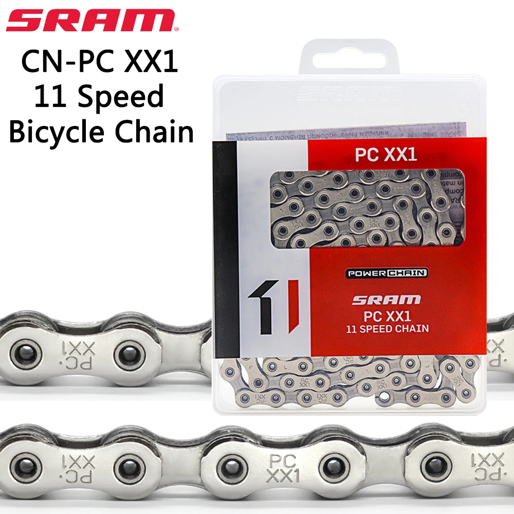 SRAM Eagle PC XX1 Bicycle Chain CN-PC XX1 11 Speed 118 Links Chain Power Chain Solid Pin for Mountain Road Bike