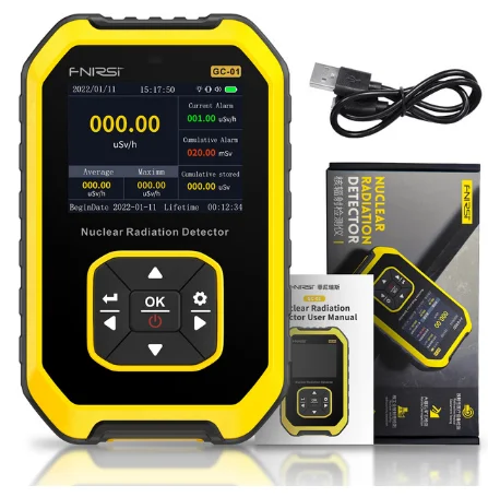 

Geiger Counter Nuclear Radiation Detector Personal Dosimeter X-ray γ-ray β-ray Radioactivity Tester Marble Detector