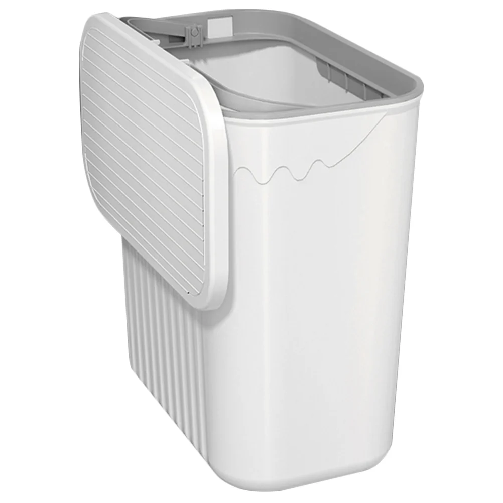 

Hanging Trash Can With Lid Kitchen Waste Bin Multi-Functional Trash Can Lidded Kitchen Garbage Can Separate collection