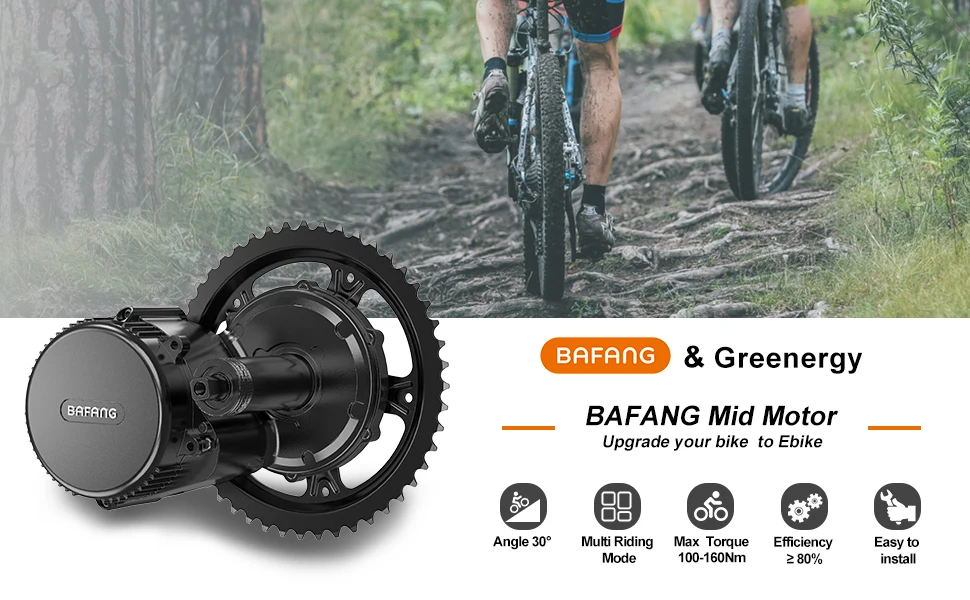 BBS02 48V 750W Mid Drive Kit BBS02B Electric Bike Brushless Motor