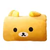 Cartoon cute nap pillow Cartoon warm hand cover cylinder cushion hand cover pillow creative warm hand pillow Stuffed toy girl 3