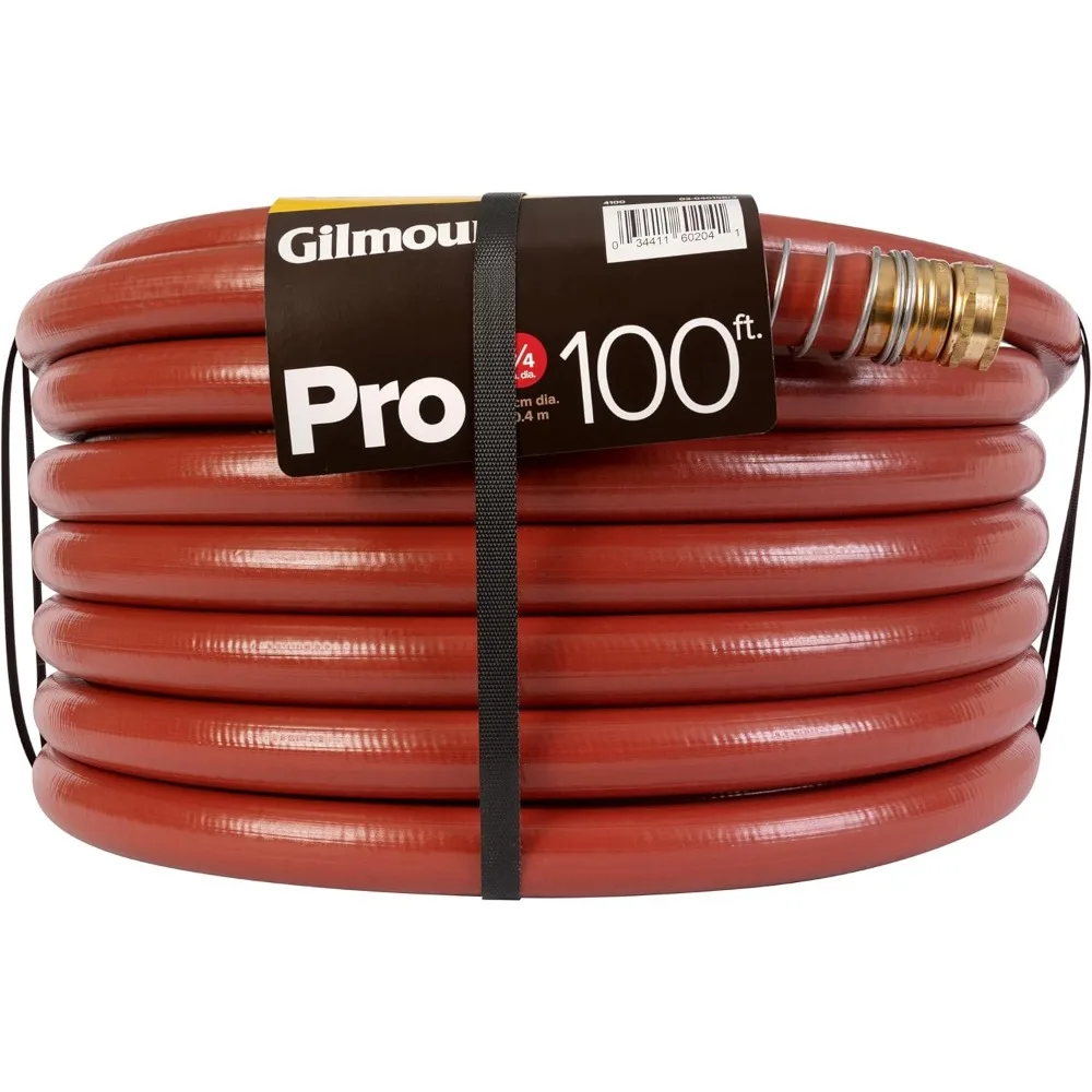 3/4" x 100' Heavy Duty Water Hose, Durable and Kink Resistant 100 ft, Garden Hoses 6