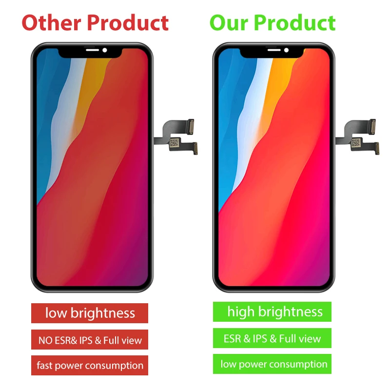 Original OLED LCD For iPhone X Display Screen A1865 A1901