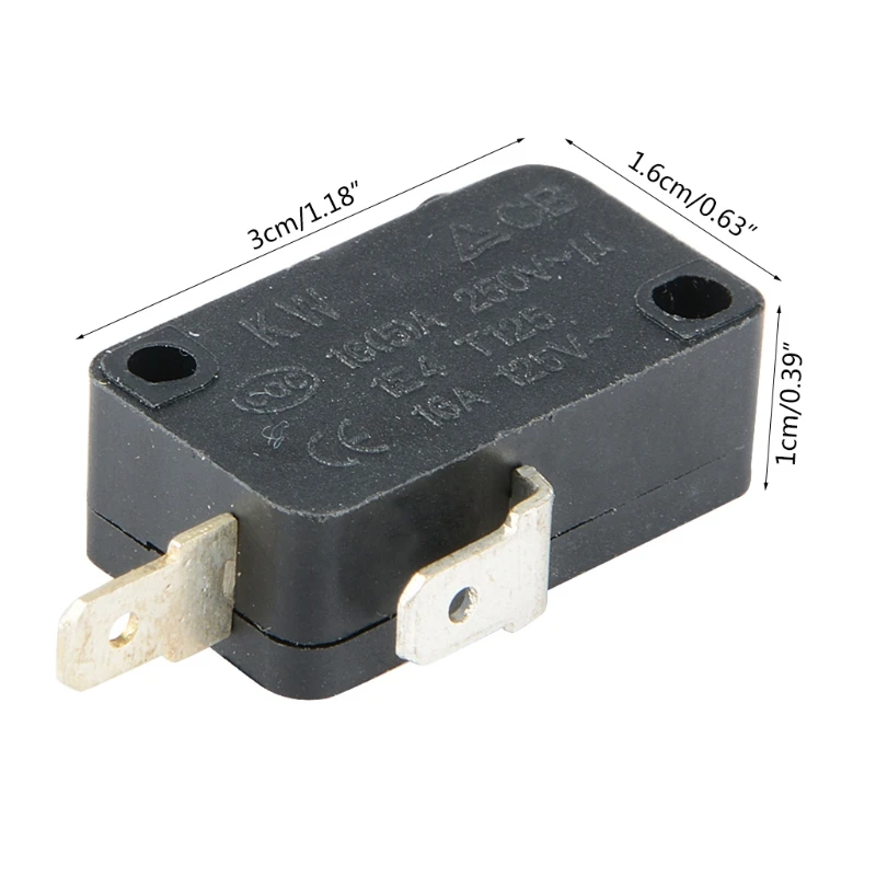 Microwave Oven Door Micro Switch Washing Machine Rice Cooker Pot Micro Switch 2pins Switches 16A 250V Home Tools