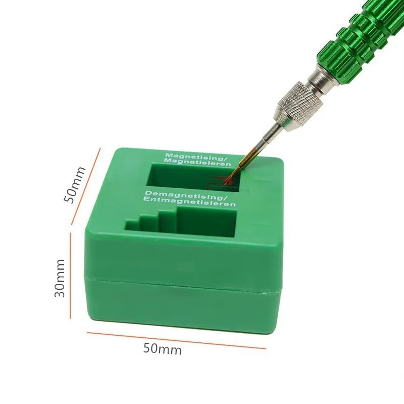 BAKU 자화 탈자기 디가우저 도구, 전기 또는 수동 스크루드라이버 팁