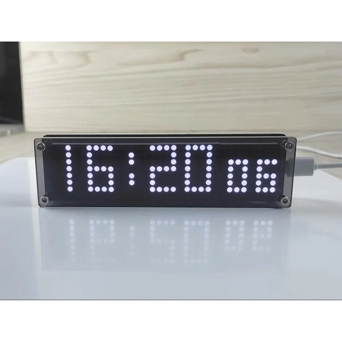 WIFI Clock ESP8266 Network Time Service Digital Display LED Dot Matrix Clock lcd digital clock digital desk clock digital clock digital table clock