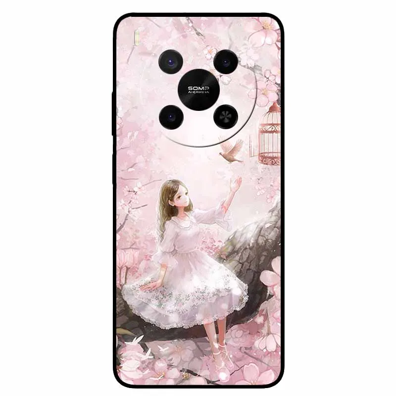 Lion Cat Black Soft Silicone Fashion Phone Case - Protective TPU Coque