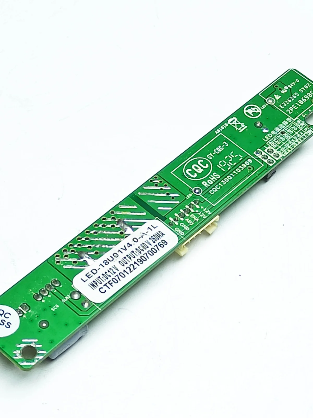 LED-18U01V4.0 고출력 정전류 보드, LED 라이트 바 부스터 보드, E326265, 2PE10698C0