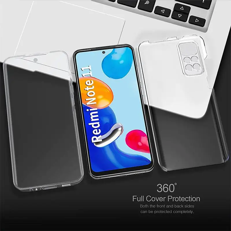 360° Clear Full Body Protective Case with Screen Protector