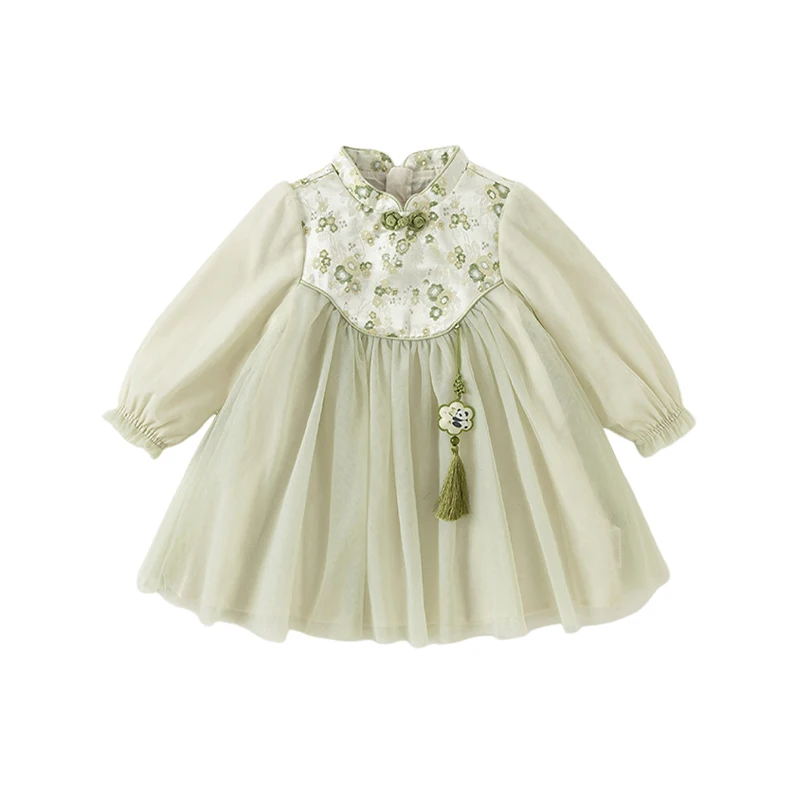 فستان أميرة ديف بيلا للفتيات ، شبكة ، أزياء لطيفة...