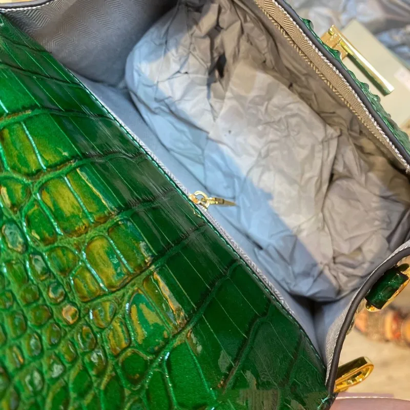 Borsa a mano da donna vintage con patta e risvolto, in pelle crosta, nuova borsa a tracolla di design da donna, a tracolla singola_voghion.com