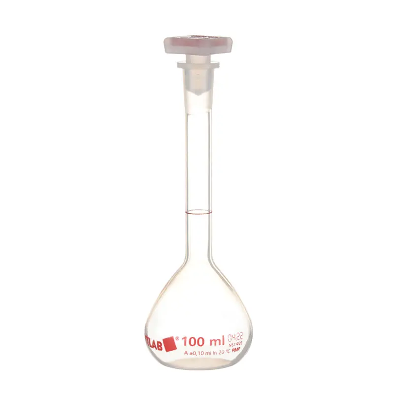 

Packaging Inspection Plastic Volumetric Flask A-grade Transparent PMP Volumetric Flask 50/100/250ml