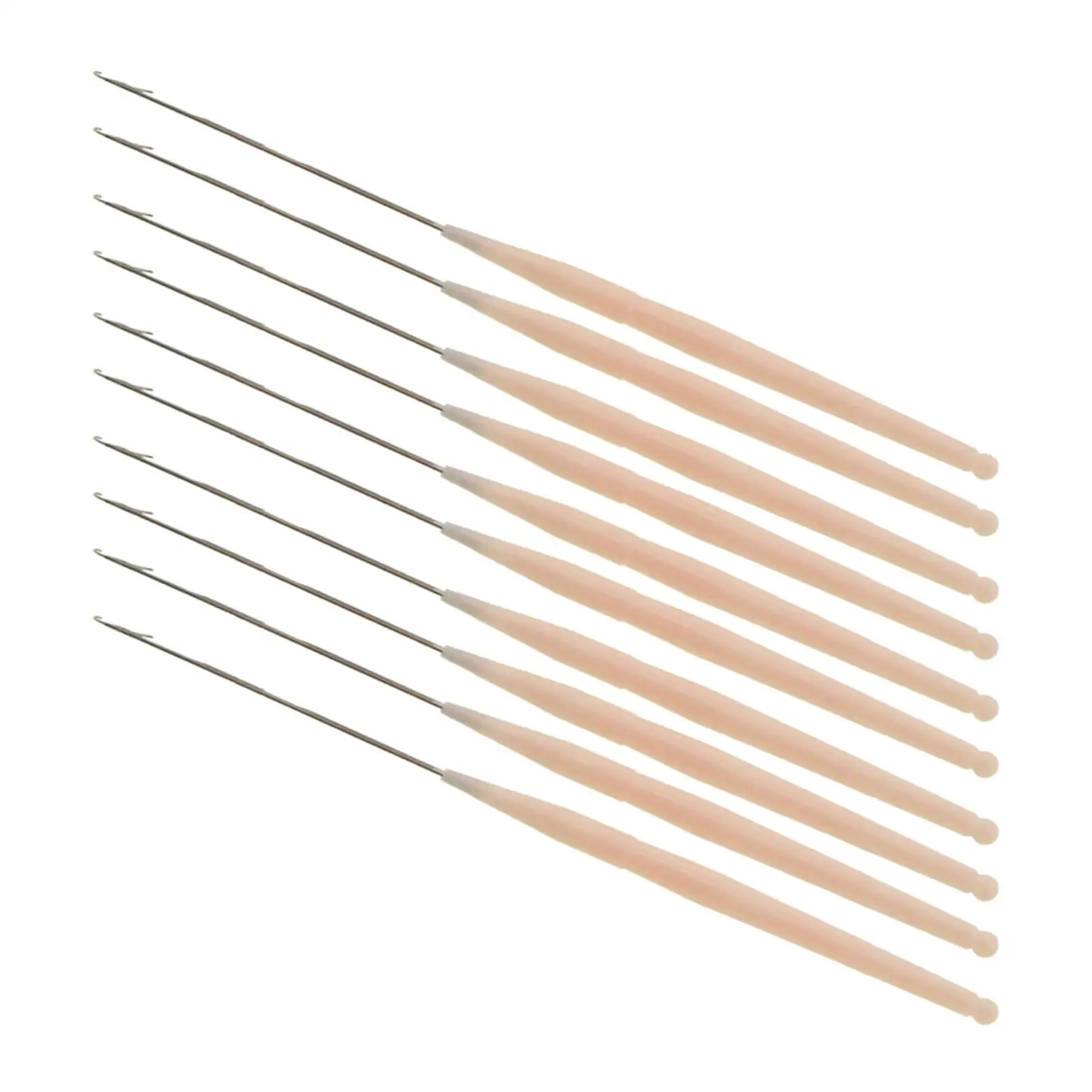 10pcs Latch Crochet Hooks Set Knitting Needles Weaving Crocheting Yarn Craft Braids Hair Tools Supplies