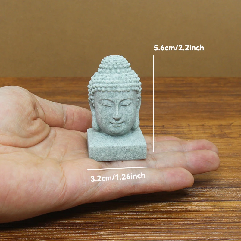 Tranquil Meditation Buddha Stone Statue for Zen Garden and Home Decor