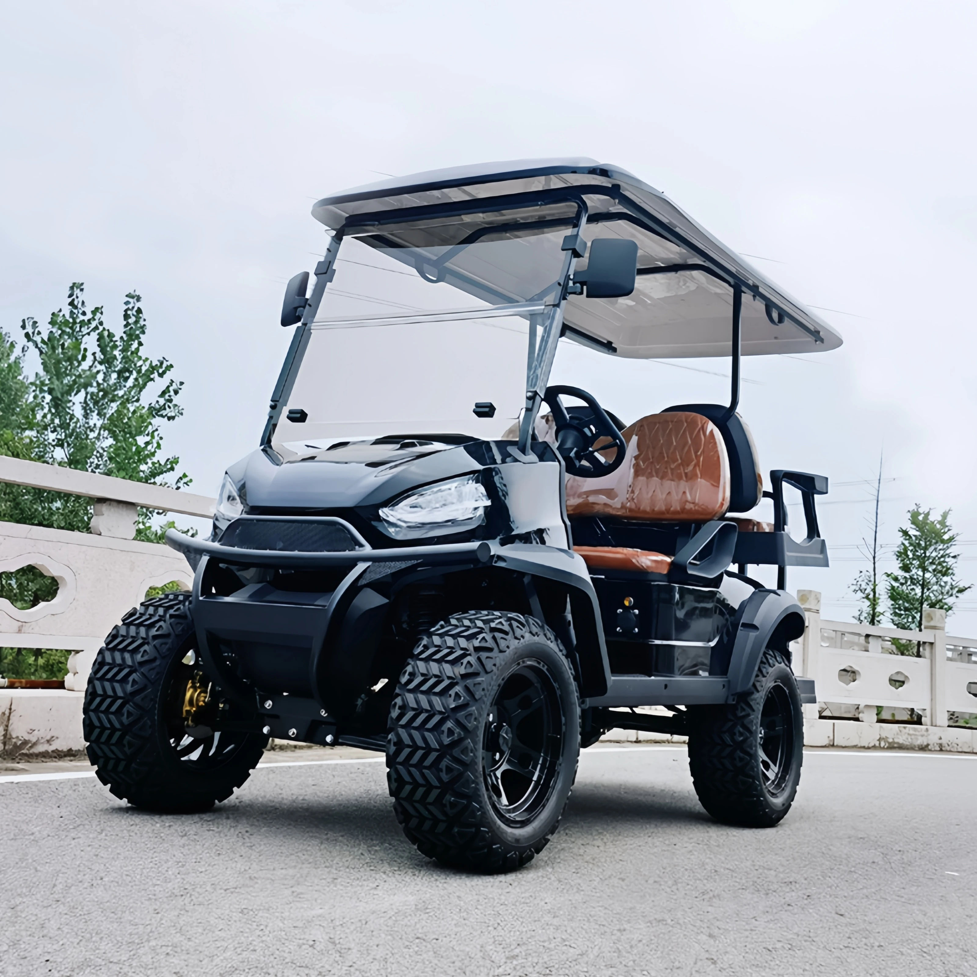 chinese Best-selling in stock Independence suspension Kinghike electric golf cart