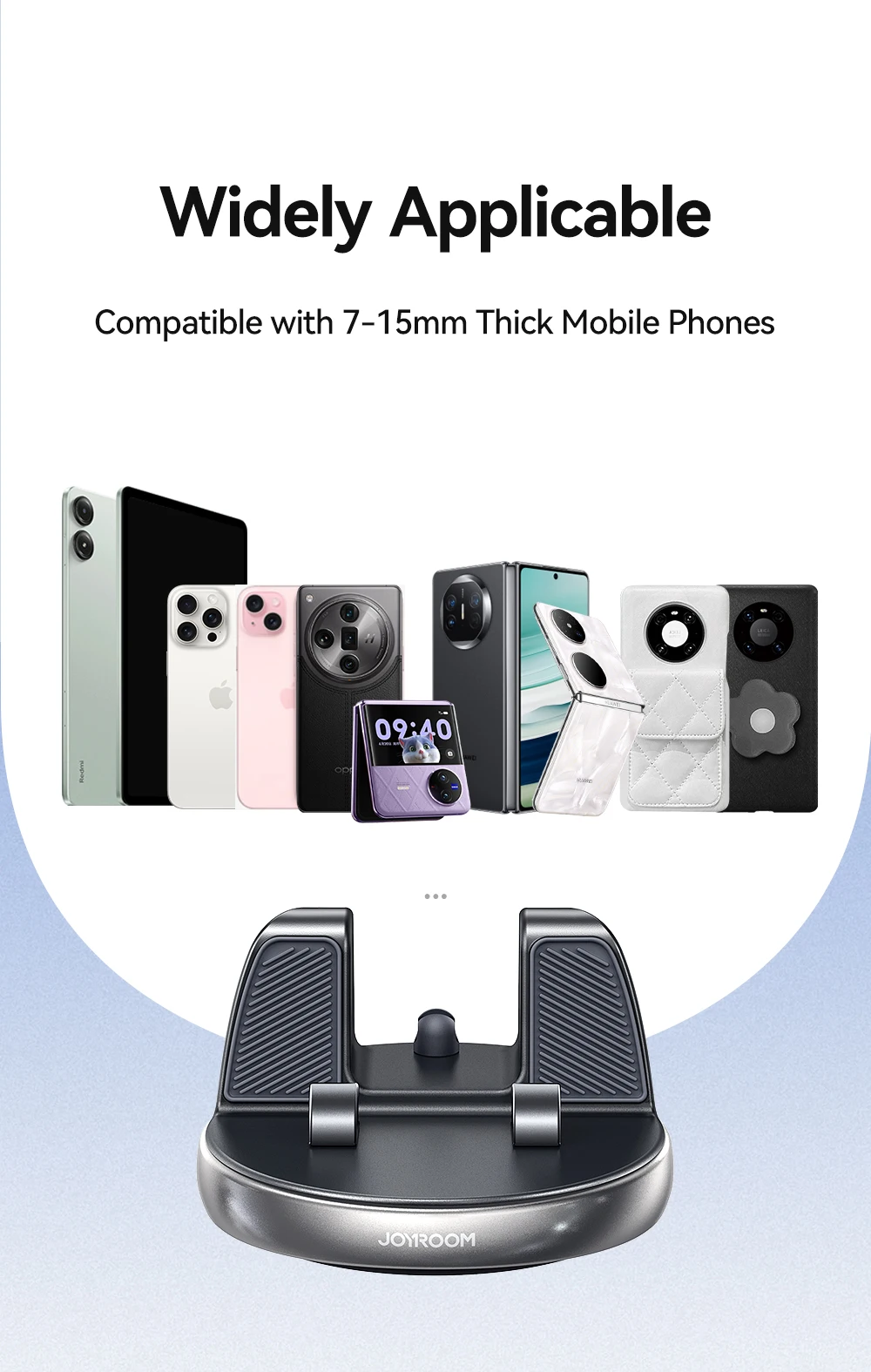 Joyroom Car Phone Holder One-Handed Operation Car Navigation Holder 360° Rotatio