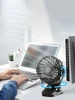 Mini clamp small fan, USB charging, 360 degree rotatable three speed speed controller suitable for outdoor and indoor use 5