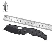 Kizer Pocket Folding Knife Mini C01C V3488BC1/V3488BC2 Designed by Sheepdog  New Richlite/Aluminium Handle Tactical Knives 2