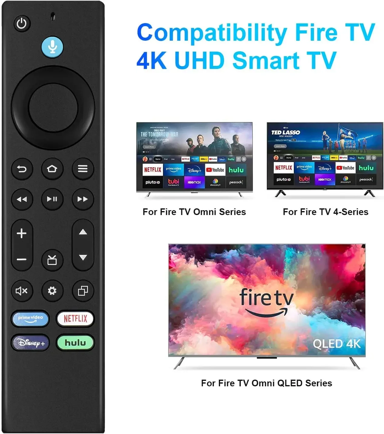 iATV 4K Smart TV Stick 1080P 4K Stickfire 2GB 16GB Quad Core BT4.0 5G WiFi  Firestick Android 10.0 with BT Voice Remote Control fire Stick tv 4k fire