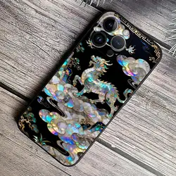 Tiger Green Dragon  Phone Cover Case - iPhone 12 Mini (Mix06)