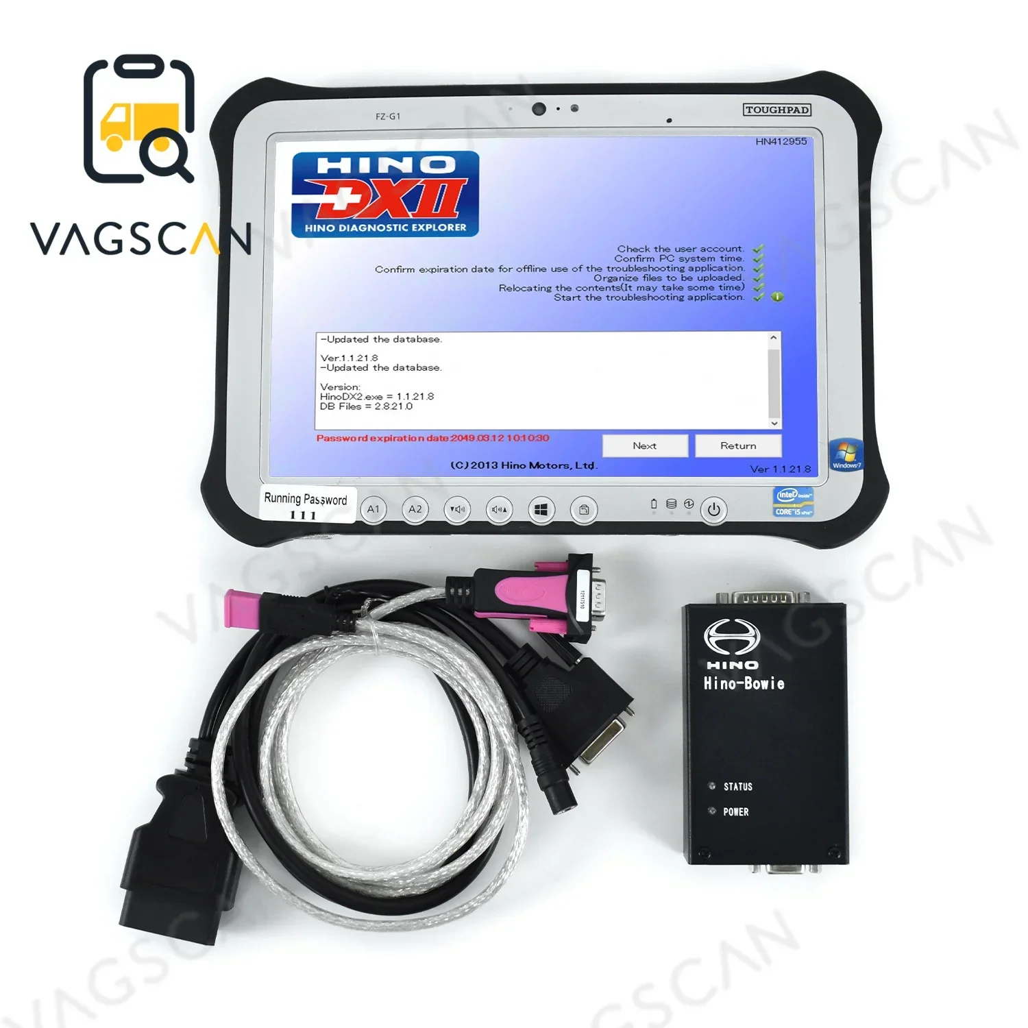 

Планшет FZG1 для телефона, USB-кабель OBD2 для Hino, диагностический сканер Explorer 3,16, новая версия, диагностический сканер DX для грузовиков