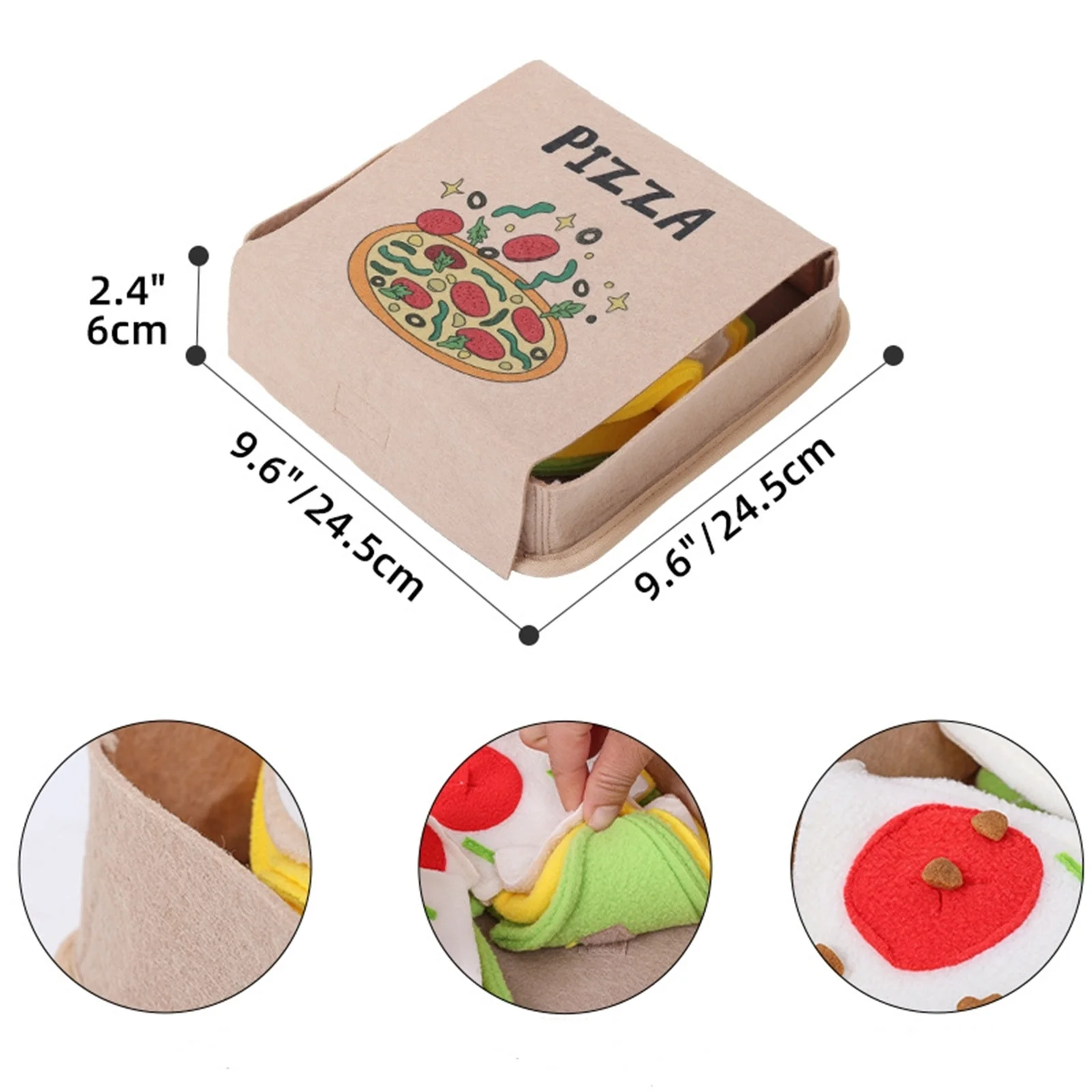 Title 1, Pet Sniff Puzzle Toy Stress Relief Toy Tear-Res...