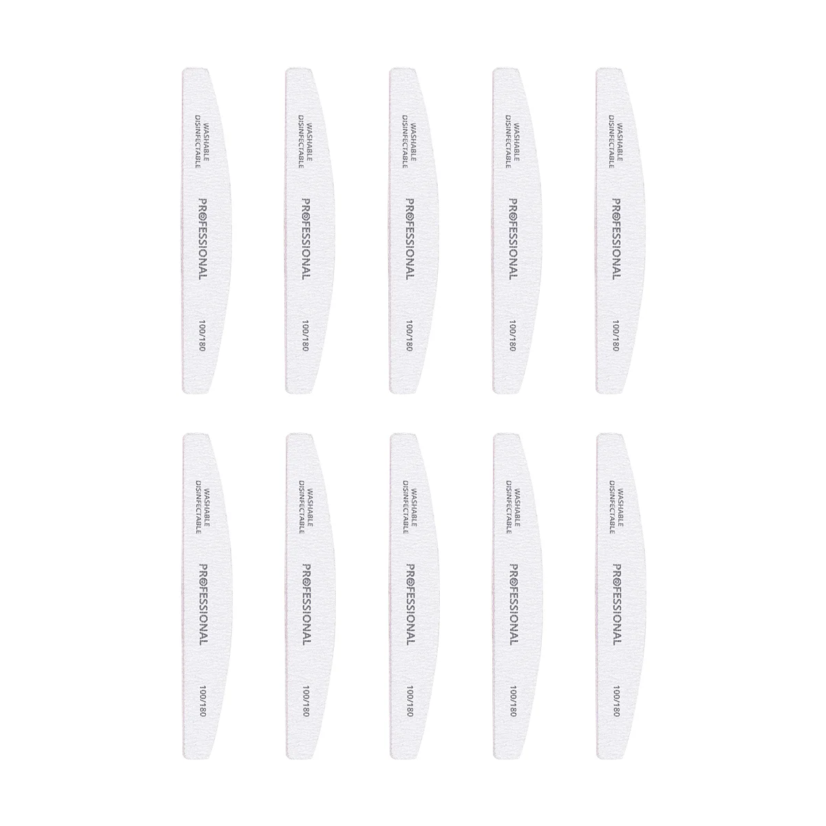 

10pcs Nail File 100/180 Sanding Buffer Block Pedicure Manicure Buffing Polish Beauty Tools