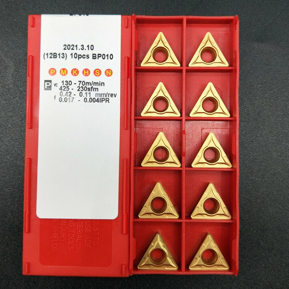 

Прочный высококачественный практичный Новый Металлообработка TCMT16T308 вставка для поворота TCMT16T308 10 шт. Карбидное золото
