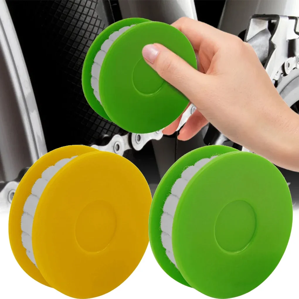 Bike Chain Lubricator Bike Chain Oiler Lubricating Disc Bicycle Maintenance Tool Cycling Gear Roller Lubricant Bike Accessories