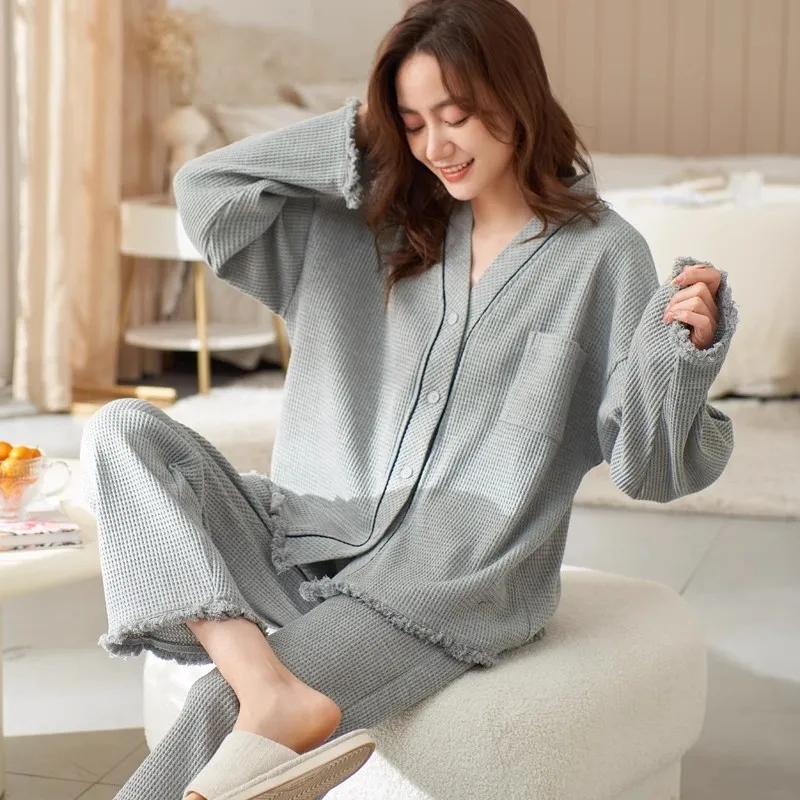 

PLus size Clothes Women cotton Tracksuit 2 Piece Set Long Sleeve Two Piece matching Set Sweatshirt Top Casual Trousers blouse